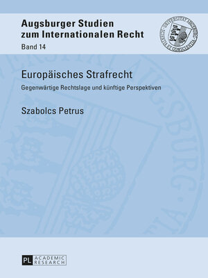 cover image of Europäisches Strafrecht